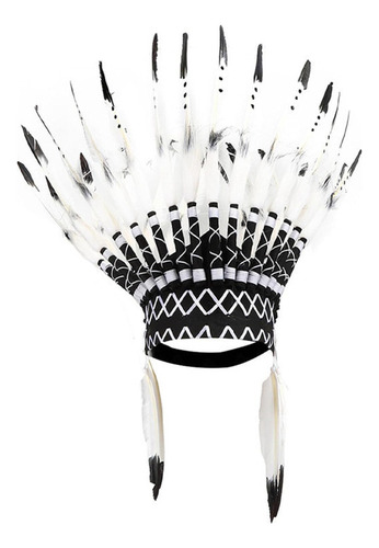 Sombrero De Plumas De Jefe Indio Nativo Americano 2025