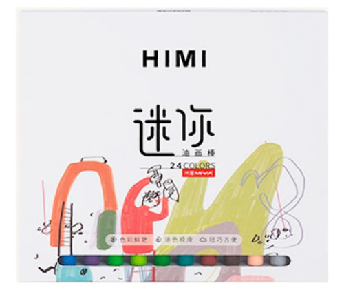 Miya Himi Mini Óleo Pastel, 24colores