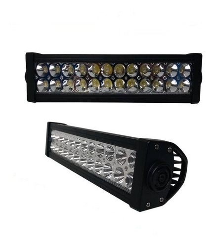 Faro Barra 24 Leds 72w 34cm Para Jeep 4x4 Atv Utv Awd Rzr