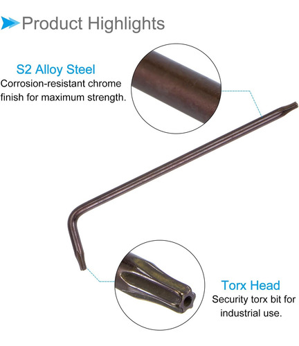 Llave Torx A Prueba De Manipulaciones, T8 Torx, Llave Estrel