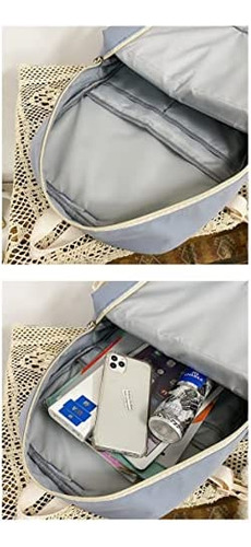 Mochila Kawaii Con Pasador Kawaii Y Accesorios Linda Mochila