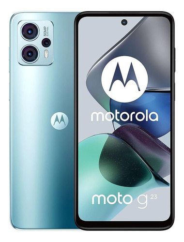  Moto Motorola G23 128gb 4gb Ram Dual Sim 4glte Azul Nacional Telefono Barato Nuevo Y Sellado De Fabricaa