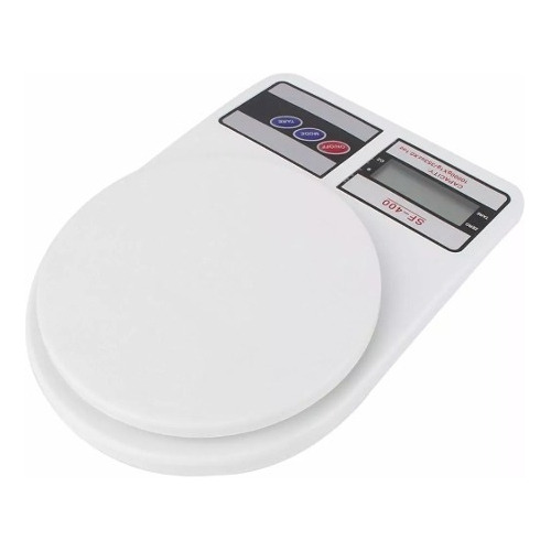 Balança Digital Alta Precisão Cozinha 1kg A 10kg Alimentos Capacidade Máxima 10 Kg Cor Branco
