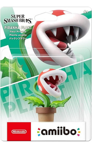 Amiibo Piraña Plant Super Smash Bros Nintendo