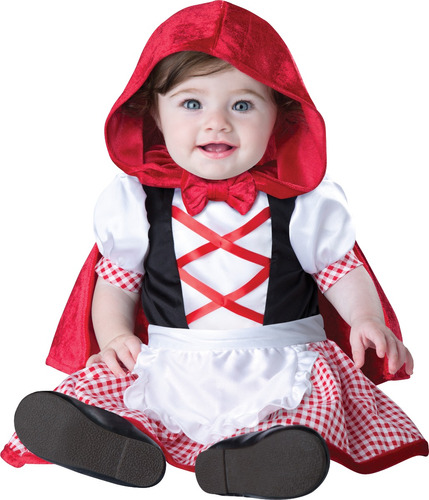 Disfraz Para Bebé Caperucita Roja Talla 0-6 Meses | Envío gratis