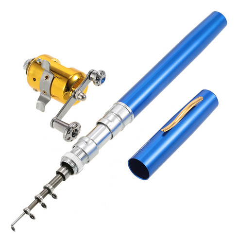 Set Combinado Portátil De Cañas De Pescar, Carrete, Minitele