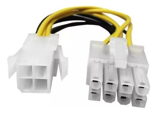 Adaptador 4 Pin A 8 Pin Alimentación Placas Base