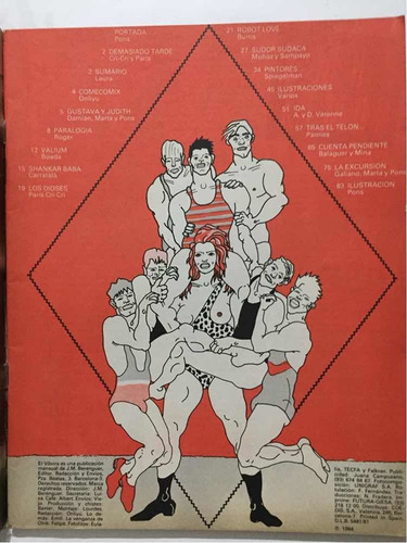 Revista Cómic El Víbora # 55 1984 (Usado)