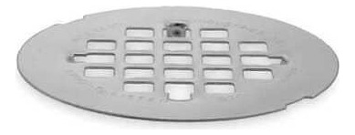Zoro Select 133-901 Shower Drain Grid,snap In,ss Zzt