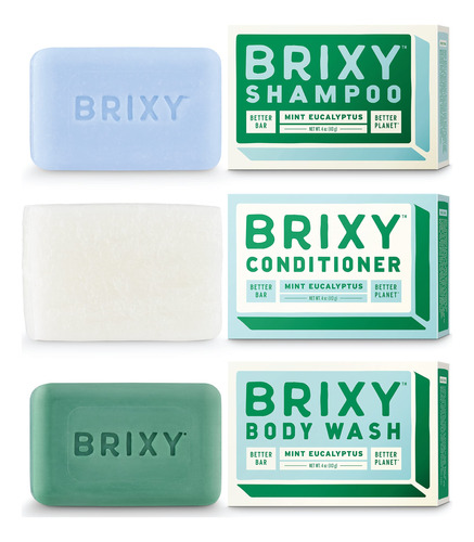 Brixy Barra De Champ Y Acondicionador Con Gel De Bao Para Eq