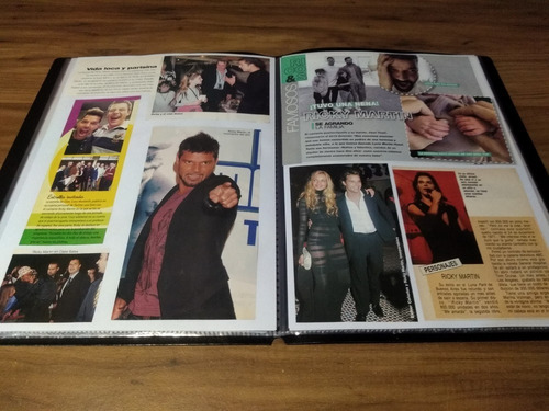 Ricky Martin * Carpeta Recortes Revistas Clippings (Usado)