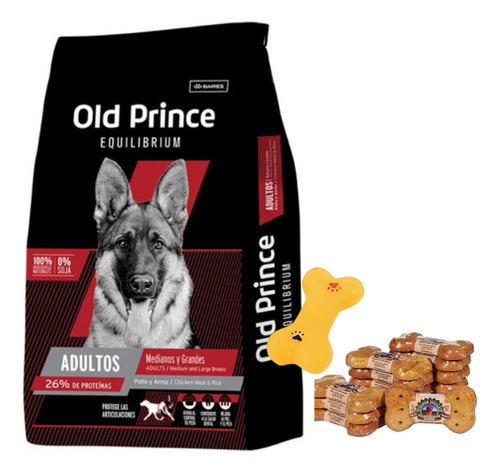 Old Prince Equilibrium Perro Adulto 20kg + Regalos