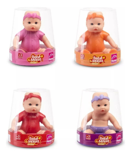 Bebe Mania Aroma Mini Muñeca Bebote 13cm Juguete Original