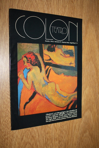 Revista Teatro Colón Nº 27 - Elektra / R. Strauss  - 1995