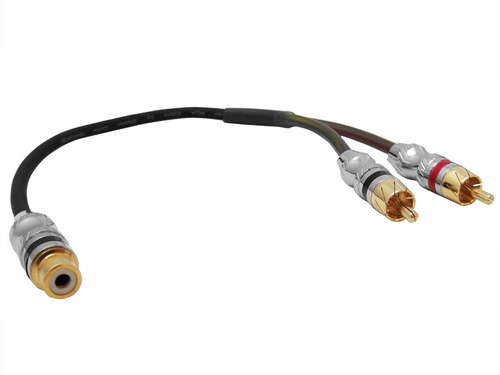Imagen 1 de 1 de Cable Derivador Y 2 Macho 1 Hembra Blauline Premium 30cm