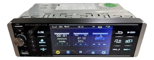 Estéreo Multimedia 1 Din 4  Universal Mp5 Usb Bt Fm Carplay