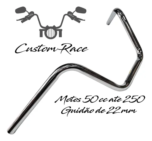 Guidão Custom Da Rx180 Custom,pra Chopper Road,intruder,22mm,serve