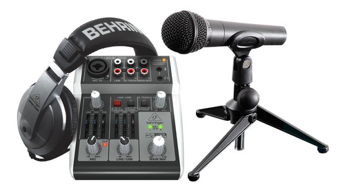 Sistema Behringer Podcastudio 2 De Grabación Con Usb Meses