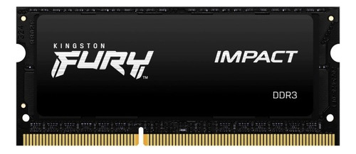 Memoria Ram Kingston Fury Impact Ddr3 8gb 1866mt/s Sodimm