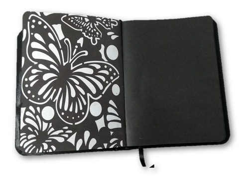 Imagem 3 de 8 de Caderno Com Folha Preta Sketchbook Bullet Journal, Notebook