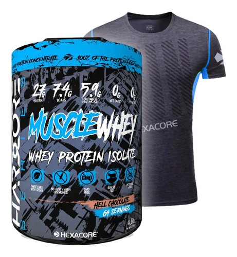 Suplemento En Polvo Hexacore Muscle Whey + Polera Regalo