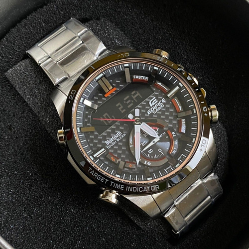 Reloj Casio Edifice Ecb-800db-1a Solar Bluetooth Original