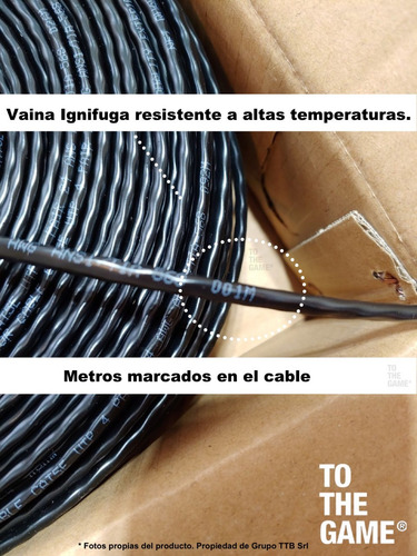 Imagen 5 de 7 de Bobina Cable Red Utp Cat5e Exterior Rollo Vaina Caja 305mts