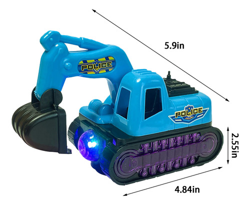 Modelo De Excavadora De Simulación De Juguetes Para Niños Un