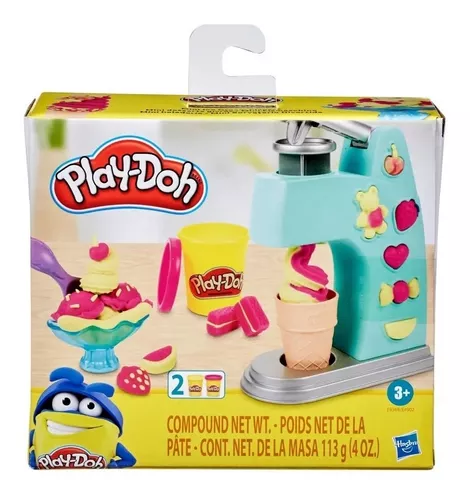 Conjunto De Massinha Play-doh Castelo De Sorvete 6 Potes Play-doh Multicor