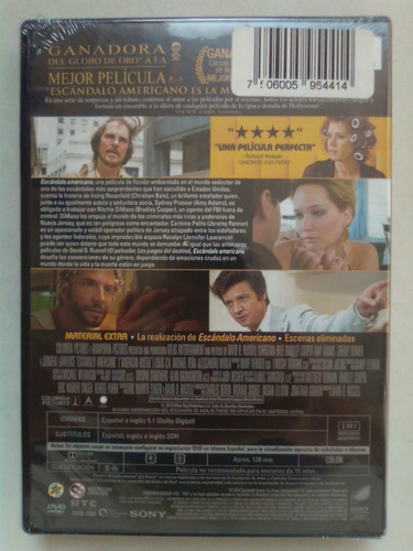 Escándalo Americano - Película Dvd