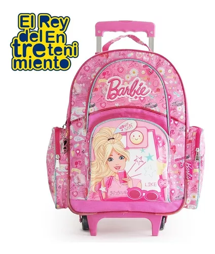 Barbie Girl - Mochila Escolar Grande Con Carro, Mochila Niño, Mochila  Infantil, Adaptable A Carro, Ideal Para