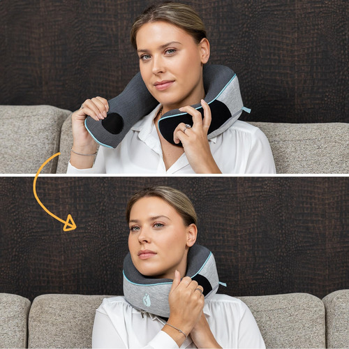 Almohada De Cuello Airplane - Soporte 360° Memoria - Viaje R