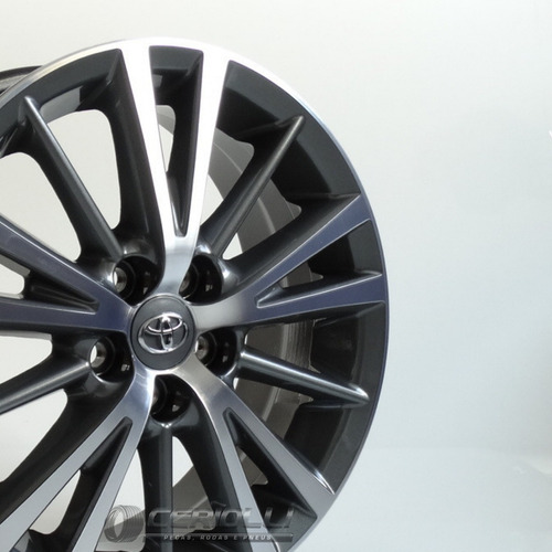 Roda Corolla Xrs Xei Altis Gli 2018 Aro 16 / Valor Unitario Cor Grafite Diamantado