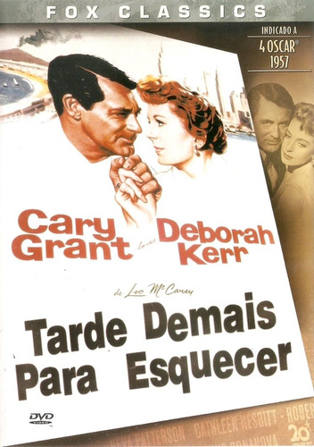 Tarde Demais Para Esquecer - Dvd - Cary Grant - Deborah Kerr