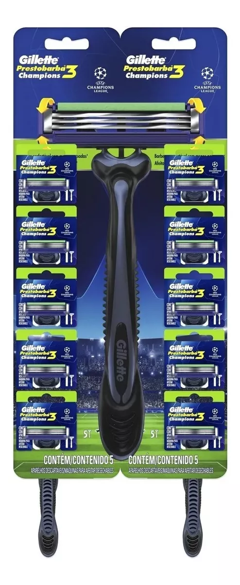 Terceira imagem para pesquisa de gillette prestobarba 3