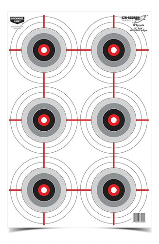 Birchwood Casey 12  X 18  Eze-scorer Multiple Bull's-eye Sho