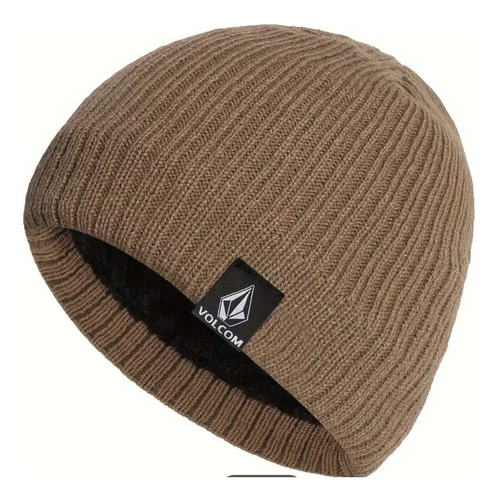 Gorro Holgado Marca Skate Volcom Color Cafe