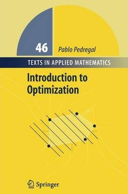 Libro Introduction To Optimization - Pablo Pedregal