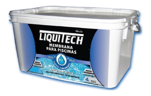 Pintura Piscina Pileta Liquitech X4 L. Envio Gratis