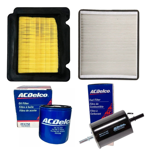 Kit 4 Filtros Aire Aceite Nafta Chevrolet Aveo 1.6 16v 2011