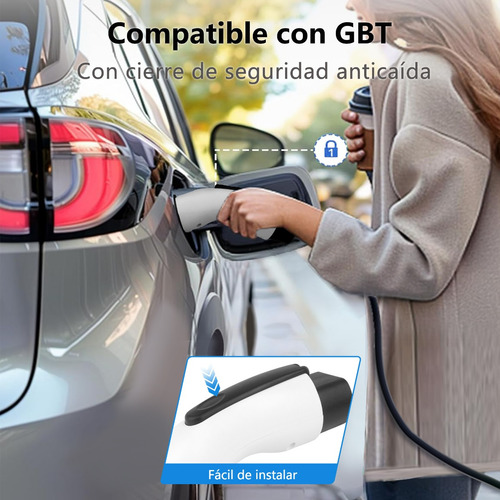 Adaptador Byd Tipo 1 A Gbt,para Vehículos Eléctricos Byd