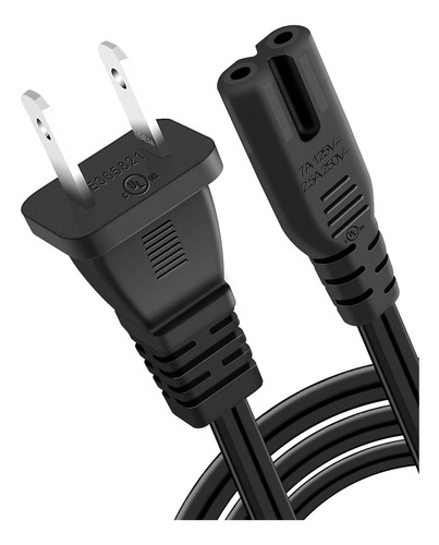 Cable De Alimentación De Ca De 6 Pies 18awg 7a 125v Ac...