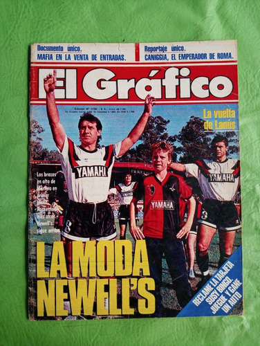 El Grafico 3790 26/5/1992 Ascenso De Lanus La Moda Newells