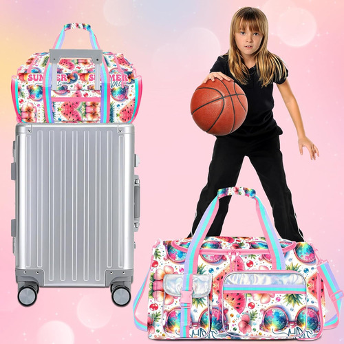 Bolso De Viaje Para Niñas Y Mujeres, Ideal Para Gimnasio O B