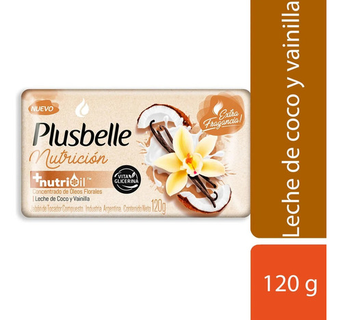 Jabón Plusbelle De Nutrición Reconexión 120 G.