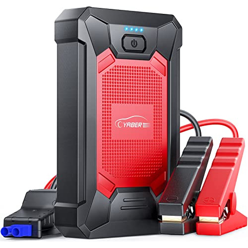 Yaber Portable Car Jump Starter 1000a 12000mah 12v Car Batte