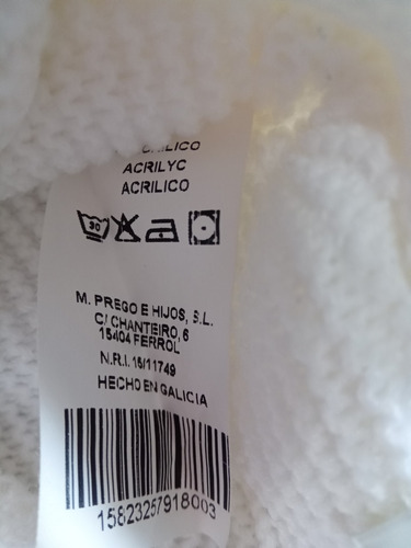 Saco Blanco Tejido De Fiesta El Corte Inglés Talle 3 Años