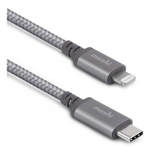 Cable Moshi Integra Usb-c Con Cable Lightning 0.25 M - Gris
