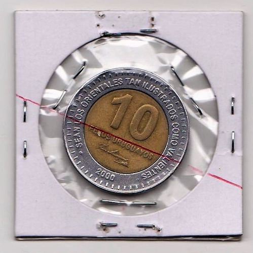 Eb+ 10 Pesos Con Giro (año 2000)