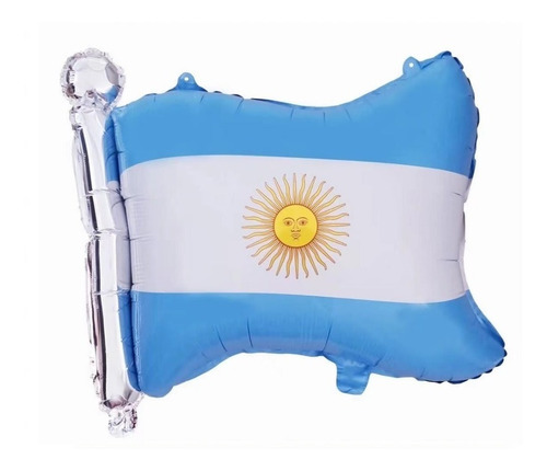 Globo Metalizado Bandera Argentina Mundial Patrio Grande